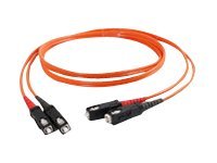 Quiktron Value Series - Patch cable - SC multi-mode (M) to SC multi-mode (M) - 3 m - fiber optic - duplex - 50 / 125 micron - 850-332-009