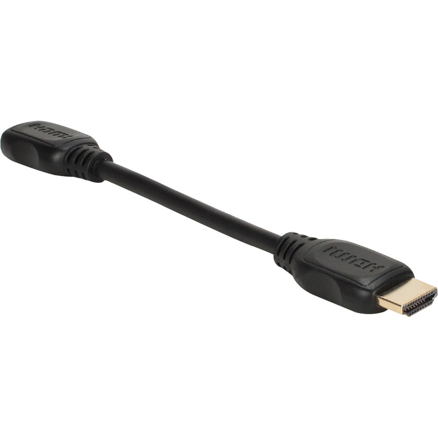 QVS 0.5ft High Speed HDMI UltraHD 4K with Ethernet Flex Extension Cable HDXG-0.5F