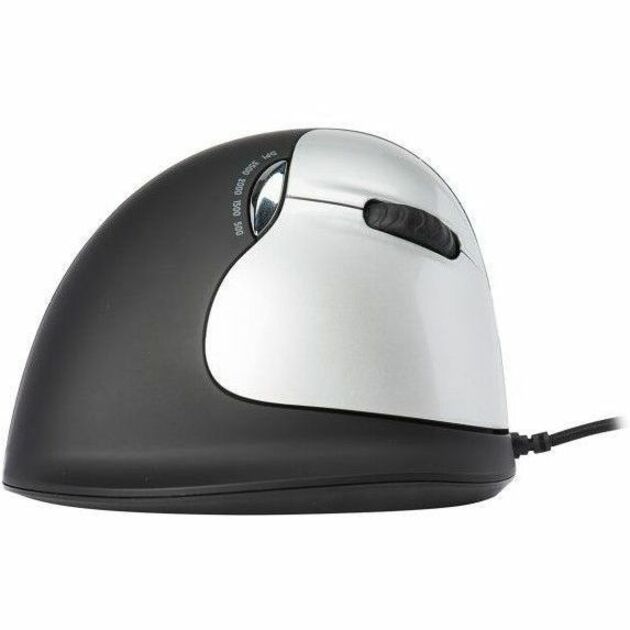 R-Go HE Break ergonomic mouse, vertical mouse with break software, prevents RSI, large (hand length &ge; 185mm), right handed, wired, black RGOBRHEMLR