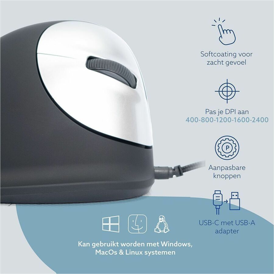 R-Go ergonomic mouse, HE Break RGOHELA