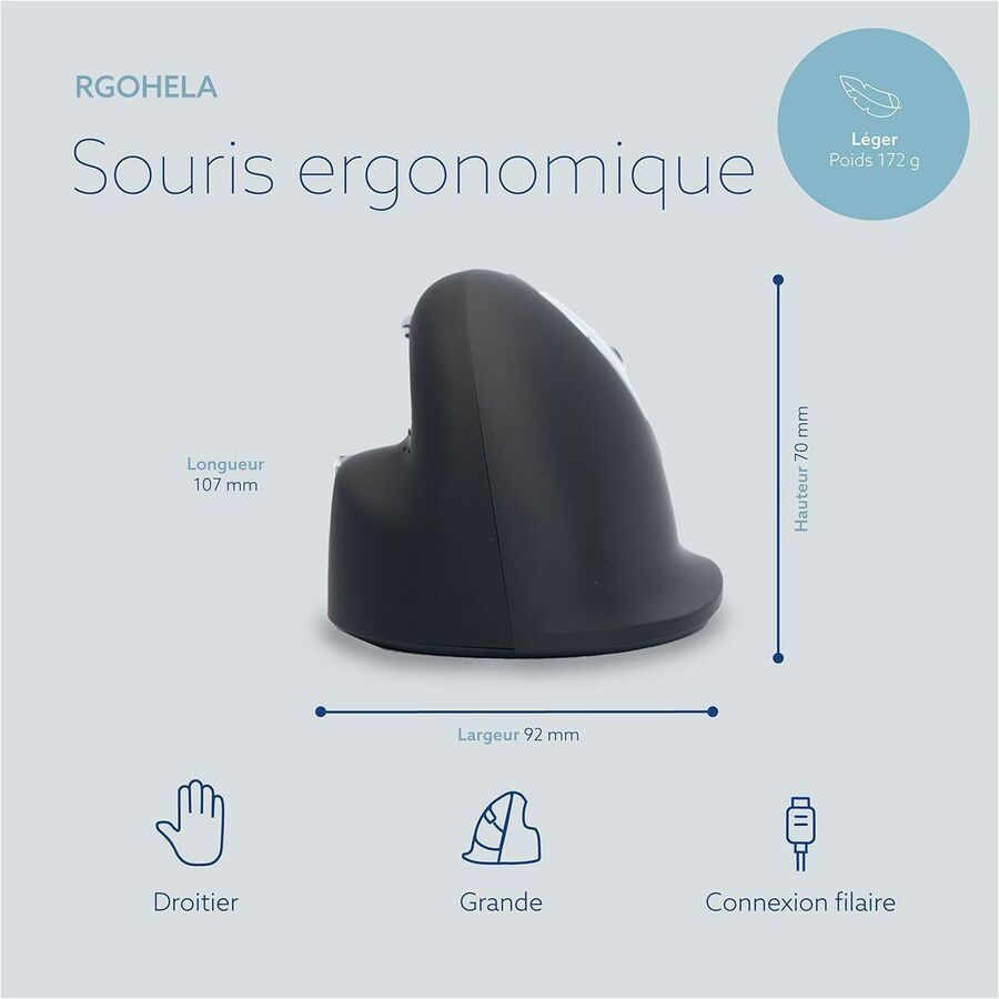 R-Go ergonomic mouse, HE Break RGOHELA