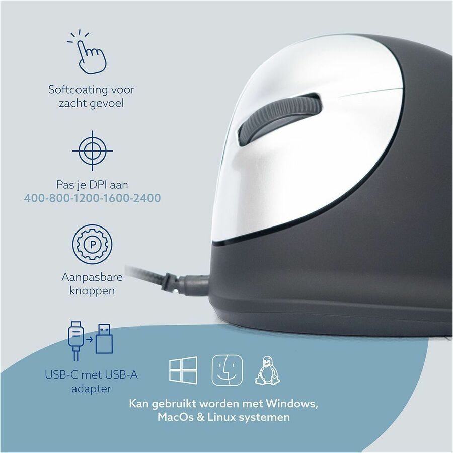 R-Go ergonomic mouse, HE Break RGOHELE