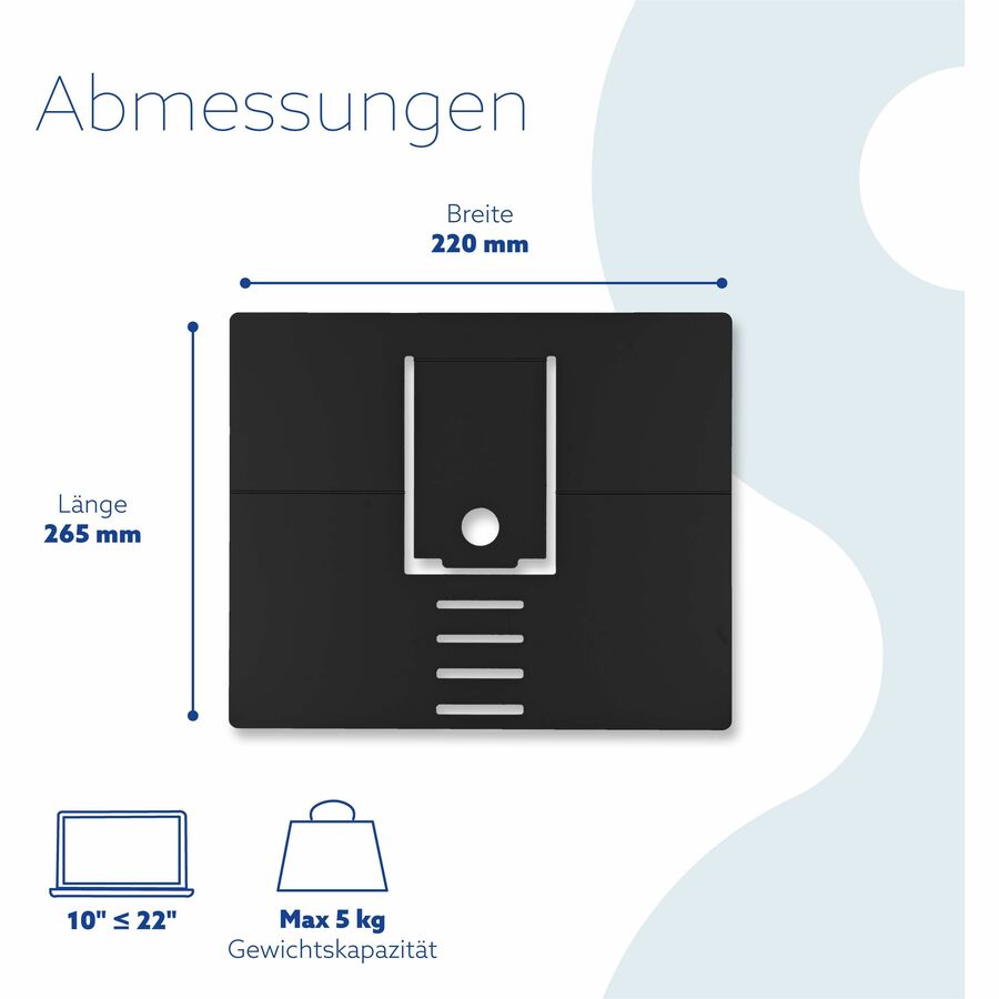 R-Go laptop stand RGORIATBL