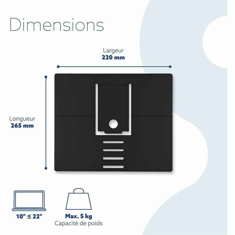 R-Go laptop stand RGORIATBL