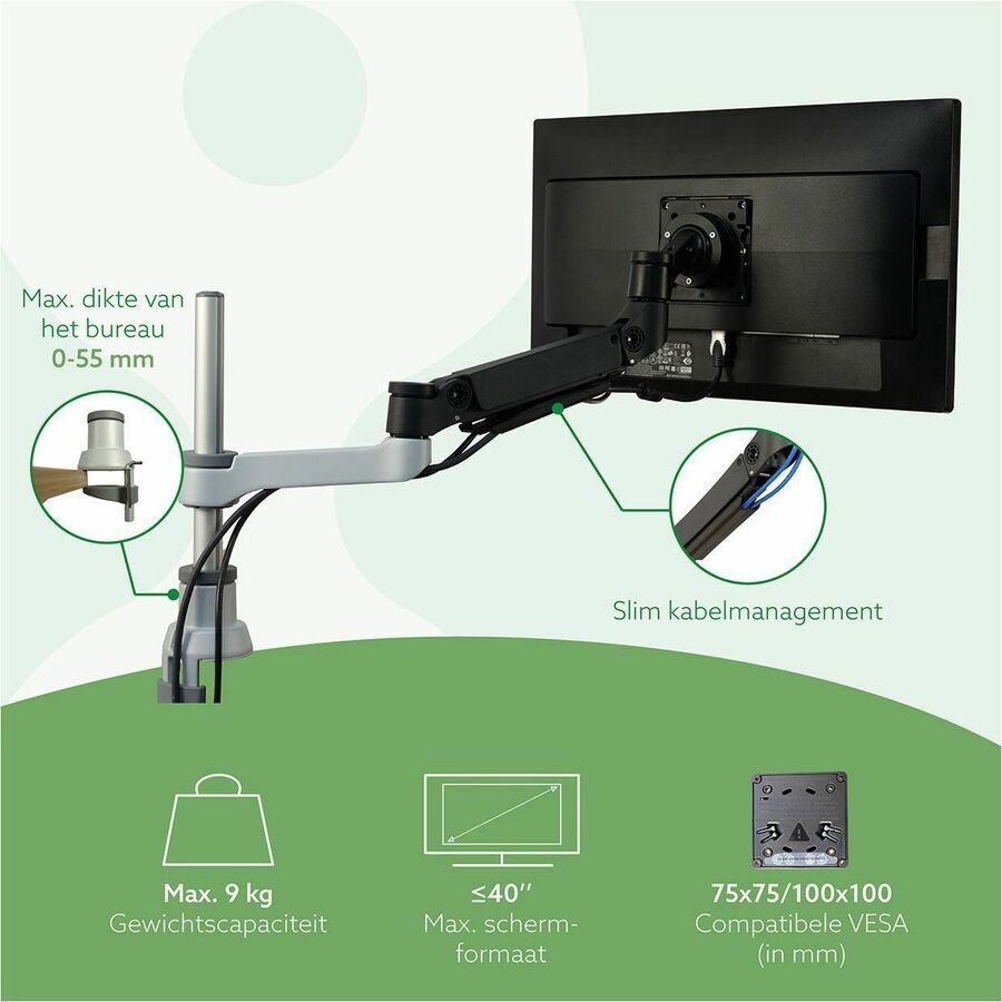 R-Go single monitor arm, Caparo 4 RGOVLCA4SI