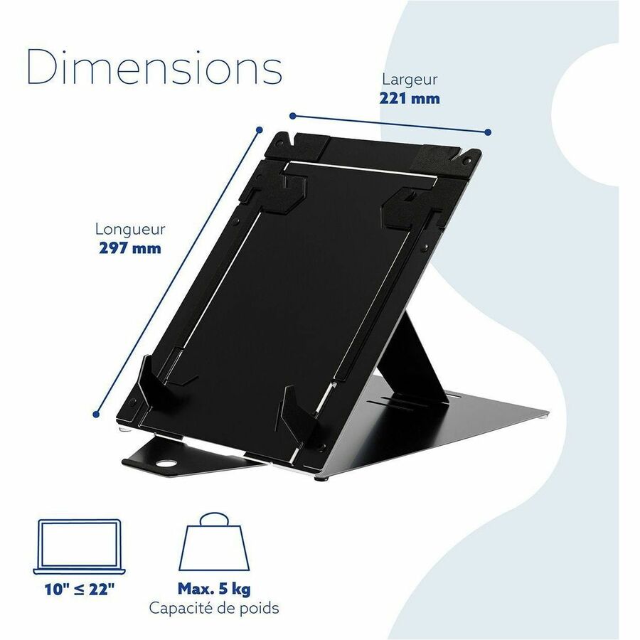 R-Go tablet and laptop stand RGORIDUOBL