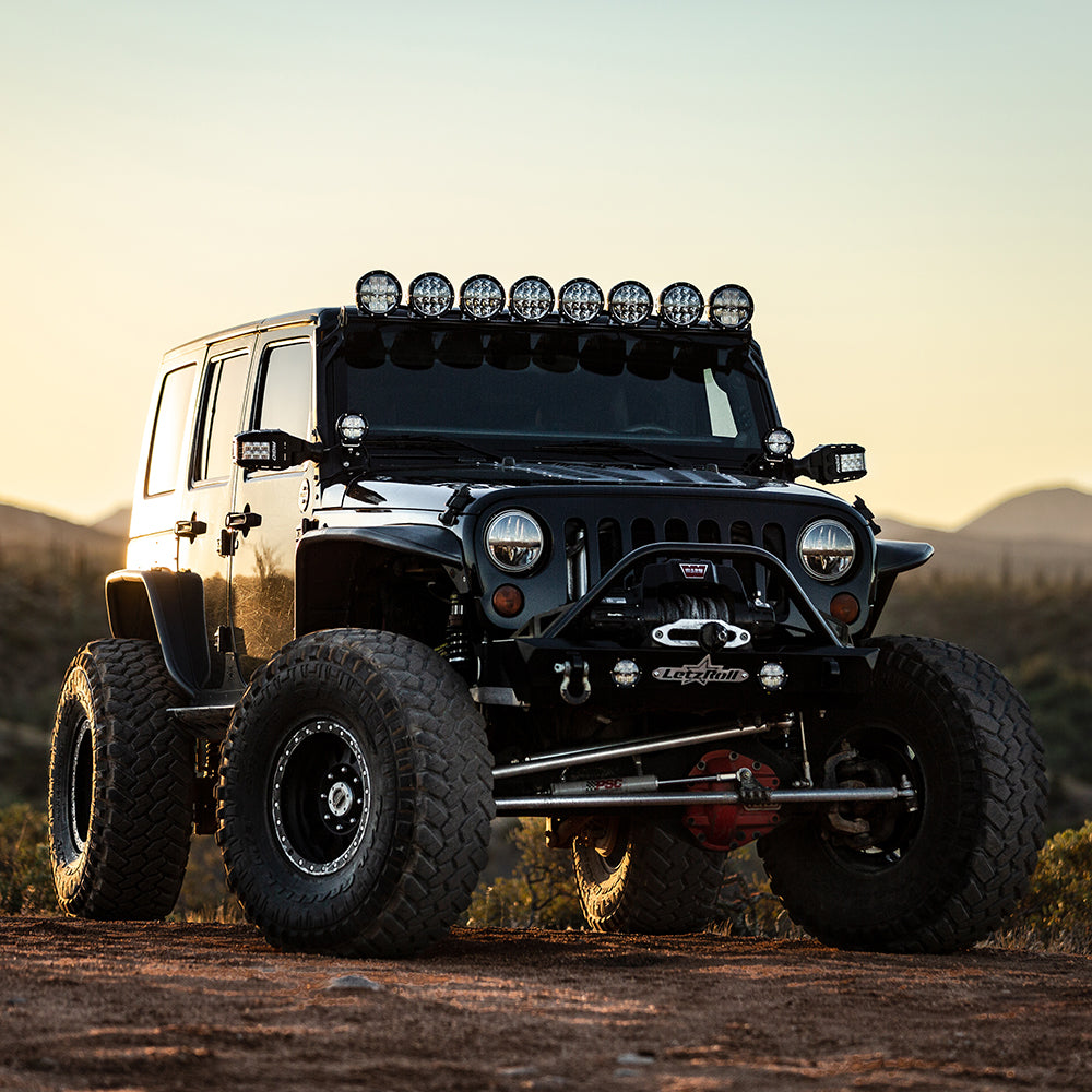 RIGID Industries 360-Series 6" LED Off-Road Fog Light Drive Beam w/Amber Backlight - Black