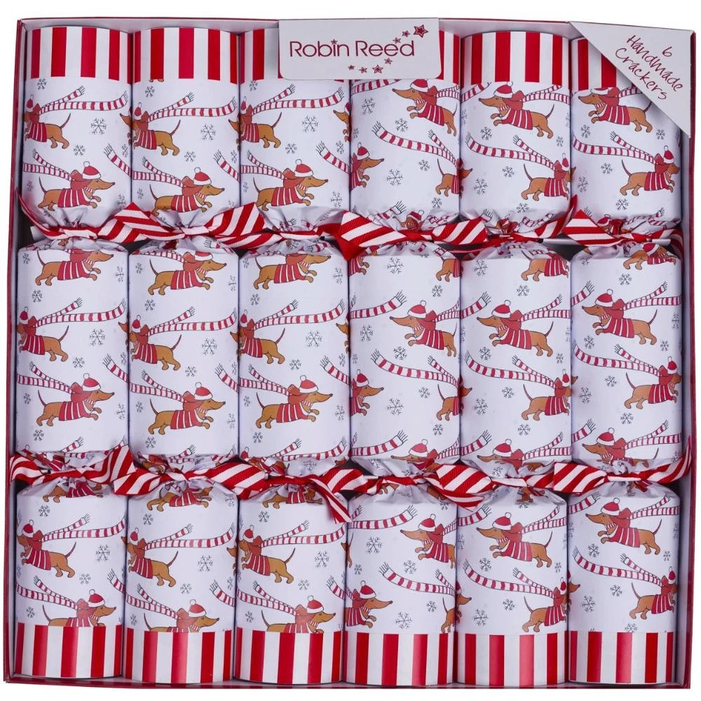 Racing Sausage Dog Party Crackers