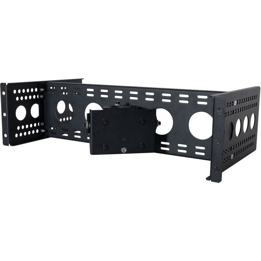Rack Mount Monitor Bracket 3U - Adjustable Pan & Tilt Server Mount | Innovation First 163-6008