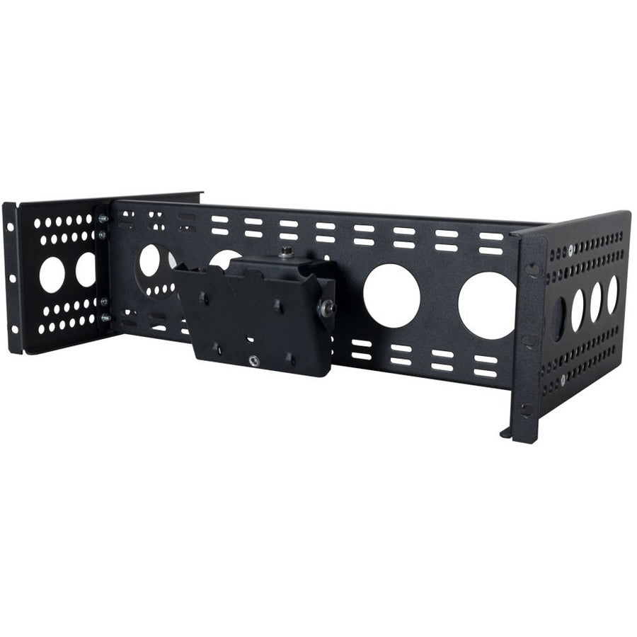 Server Rack Monitor Bracket Rack Mount Monitor Bracket 3U Adjustable Pan Tilt Server Mount 163-6008 ...