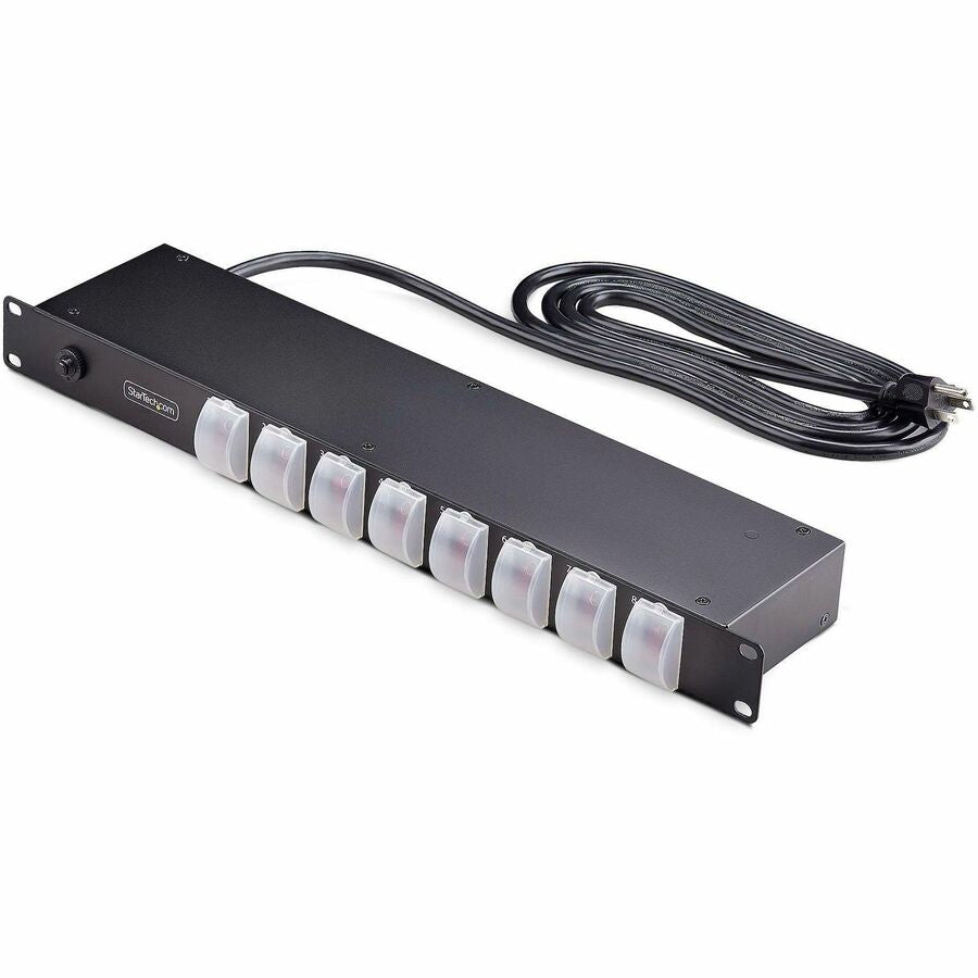 Rack Mount PDU - 1U Switched Power Distribution Unit | TechSoft 8NS8-RACK-MOUNT-PDU