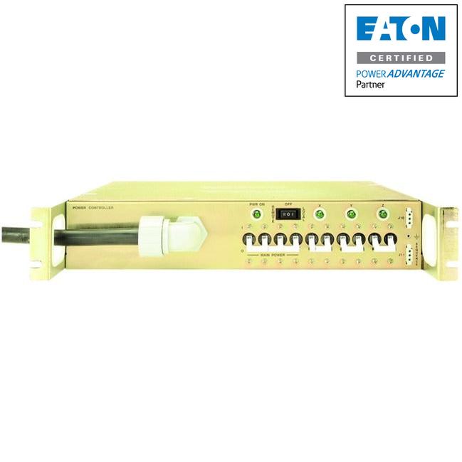 Rack Mount Power Distribution Unit - Eaton 2U PDU with L21-30 24A 3 Phase | TechSoft PC975-LTR