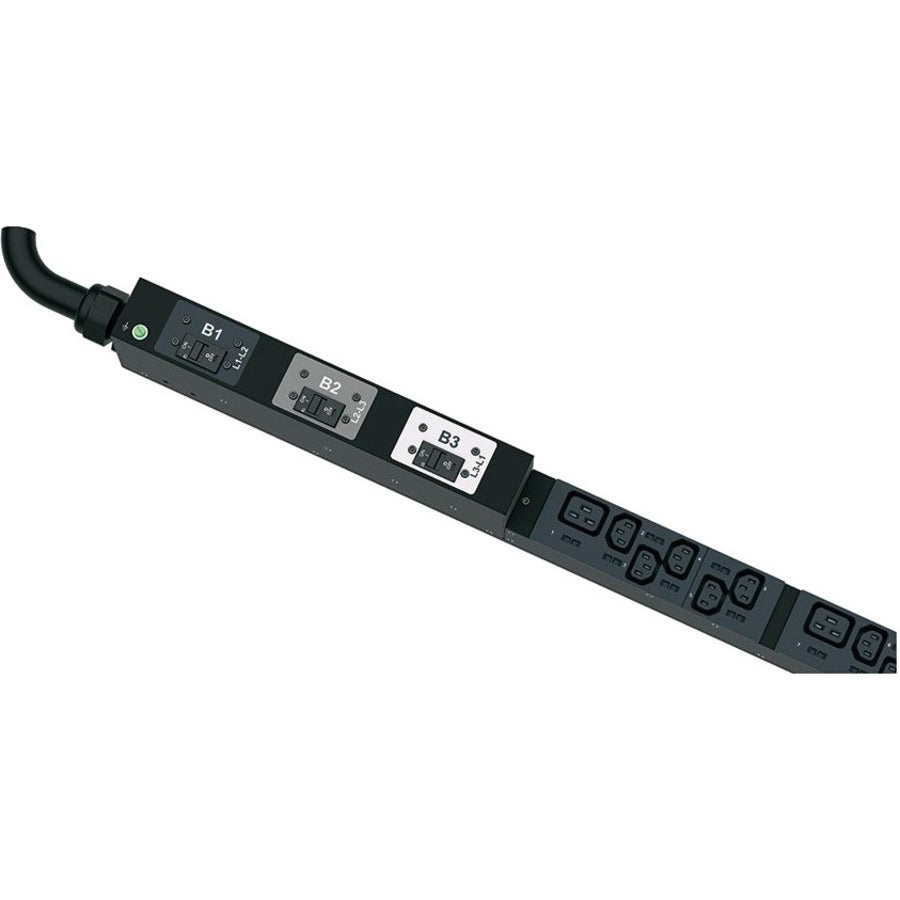 Rack Mount Power Distribution Unit - Monitored PDU with C13/C19 Outlets | TecISoft P36F18M-YL1C