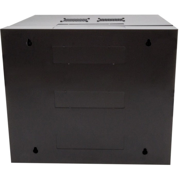 Rack Solutions 9U Swing Out Wall Mount Cabinet 600mmW x 600mmD with Glass Door 185-4764