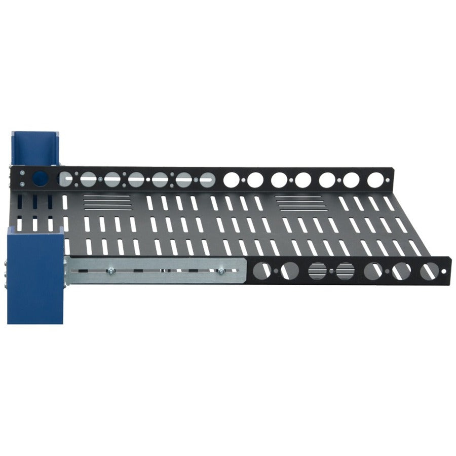 Rack Solutions Mounting Shelf For Printer, Desktop Computer - Black Powder Coat - Taa Compliant