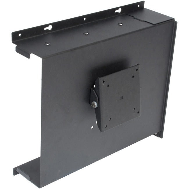 Rack Solutions Wall Mount For Flat Panel Display, Desktop Computer - Black Powder Coat 104-2324