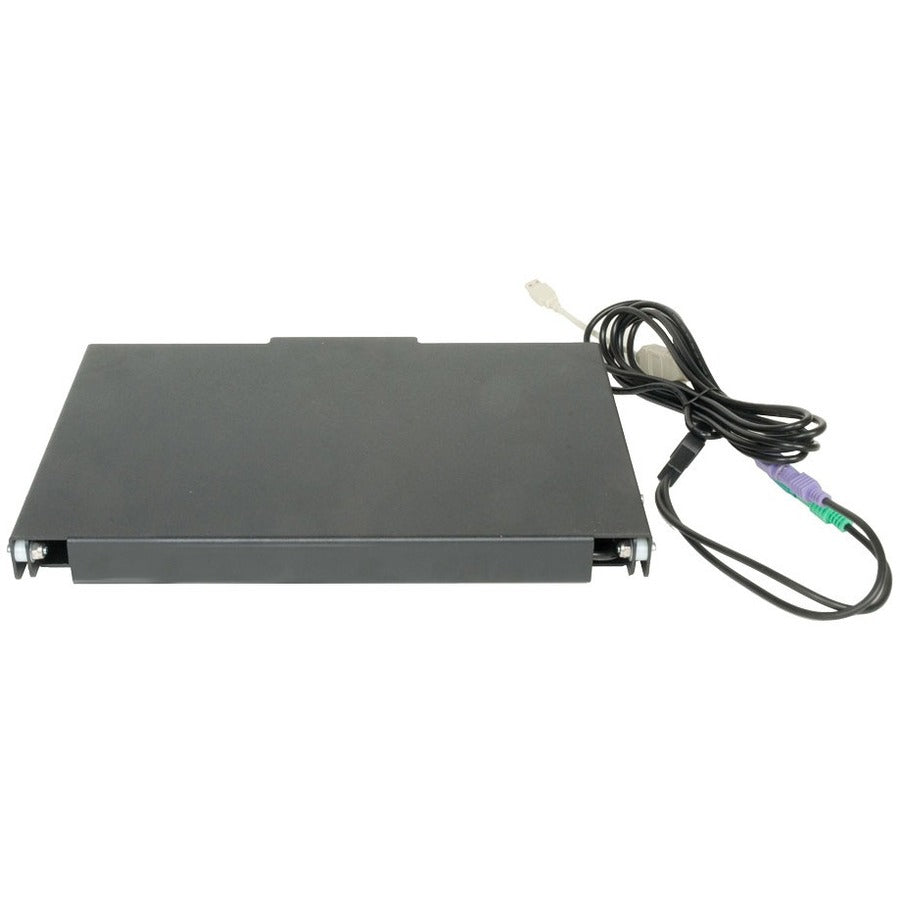 Rack Solutions Wall Mount For Keyboard, Kvm Switch - Black - Taa Compliant