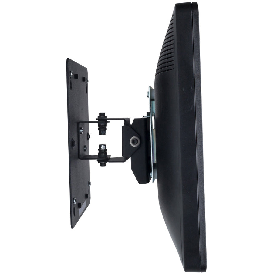 Rack Solutions Wall Mount For Monitor - Black - Taa Compliant