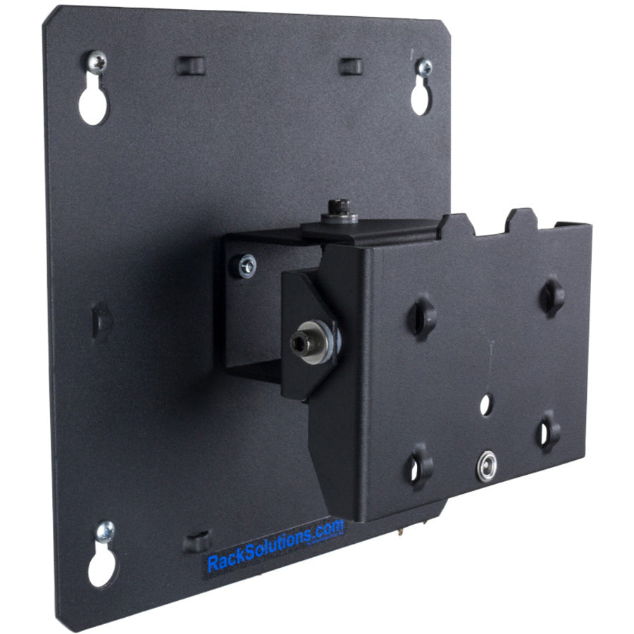 Rack Solutions Wall Mount For Monitor - Black - Taa Compliant