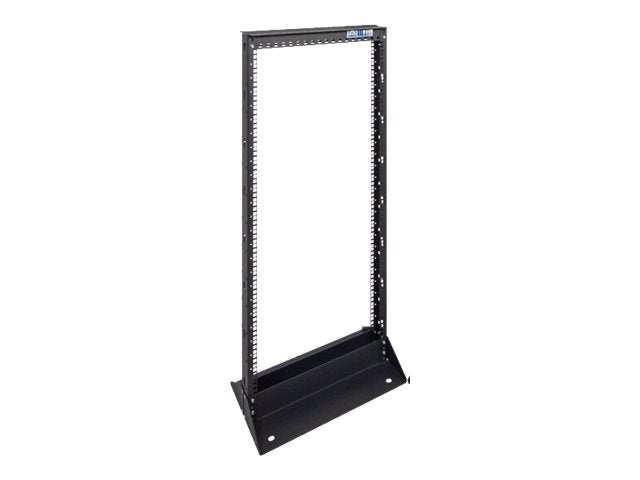 RackSolutions Telco Relay 2 Post TechEdge - Rack open frame - 2-post - floor mountable - black - 25U - 19",RackSolutions