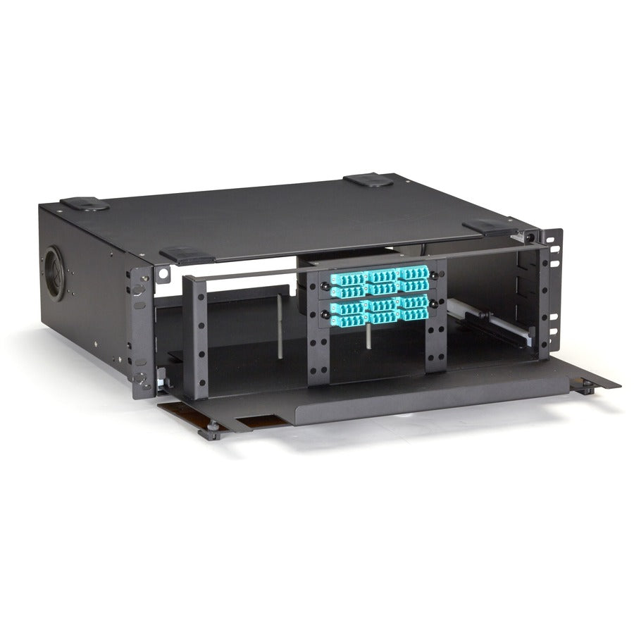 Rackmount Fiber Enclosure 3U Locking - JPM400 Series | Black Box JPM406A-R6