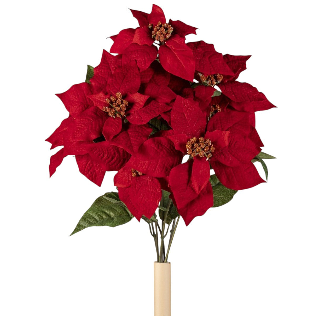 Radiant Poinsettia Floral Arrangement - 21 Inch