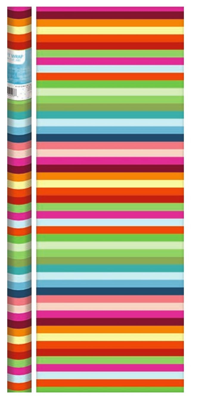 Rainbow Stripe Gift Wrap
