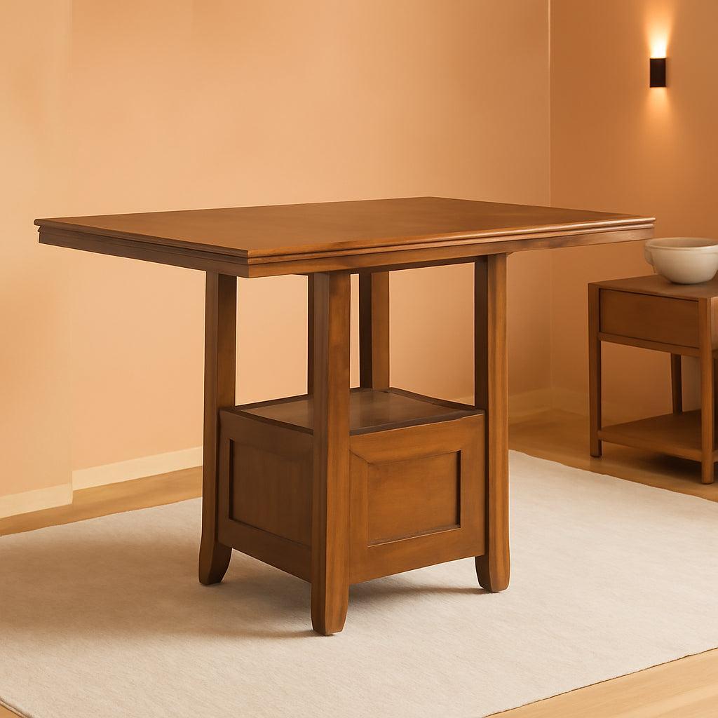 Ralene 36 Inch Counter Height Dining Table With Extension Leaf