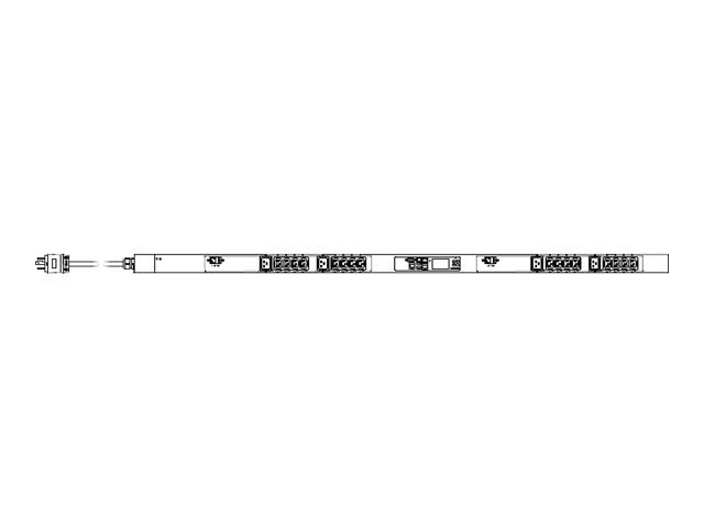 Raritan Dominion PX PX3-5464V-K2 - Power distribution unit (rack-mountable) - AC 208 V - 5800 VA - 1-phase - Ethernet 10/100,