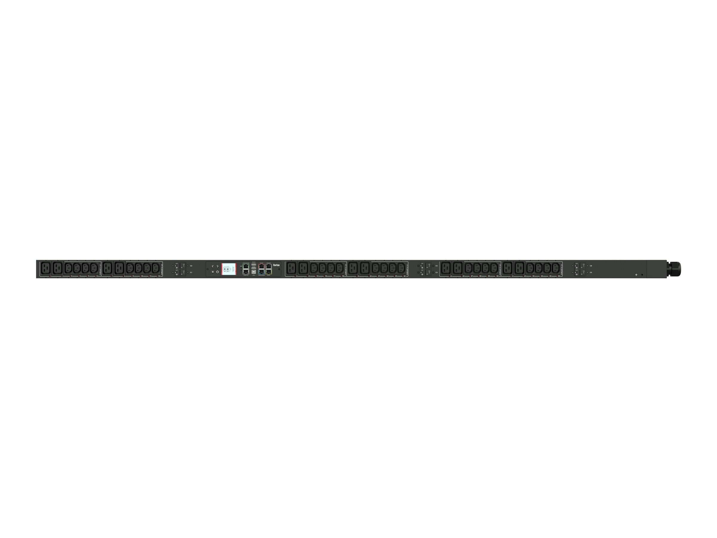 Raritan Dominion PX PX3-5730V-V2 - Power distribution unit (rack-mountable) - AC 400 V - 22200 VA - 3-phase WYE (star) - RS-232,