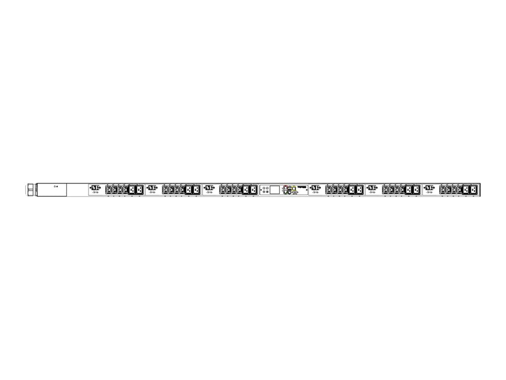 Raritan Dominion PX PX3-5905V-V2K2 - Power distribution unit (rack-mountable) - AC 208 V - 20000 VA - 3-phase 4 Wire delta -