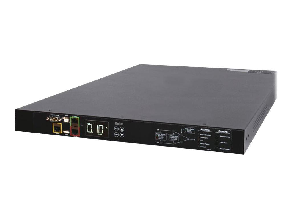 Raritan Intelligent Rack Transfer Switch PX3TS-5184CR - Power control unit (rack-mountable) - AC 200-240 V - Ethernet 10/100,