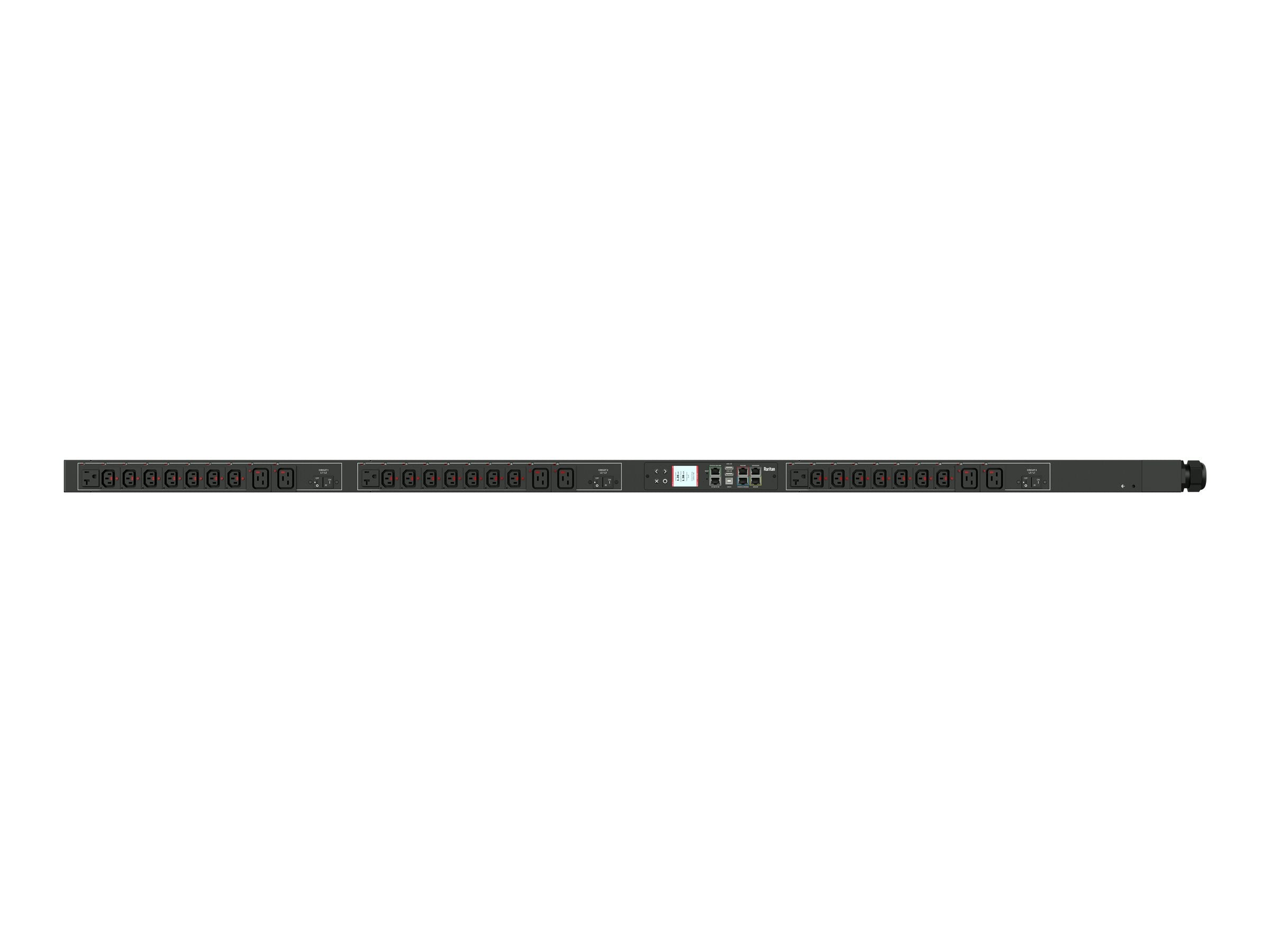Raritan PX intelligent PX3-4660U-E2 - Power distribution unit (rack-mountable) - AC 208 V - 8600 VA - 3-phase WYE (star) - Ethernet