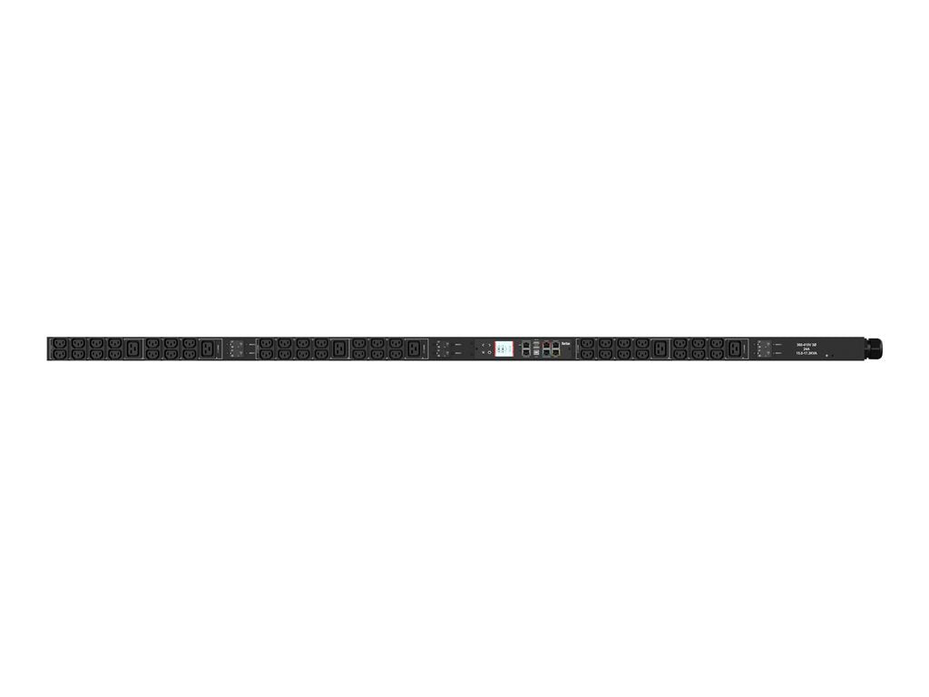 Raritan PX3-1901U-N1K1 - Power distribution unit (rack-mountable) - AC 415 V - 17300 VA - 3-phase WYE (star) - RS-232, USB, Ethernet