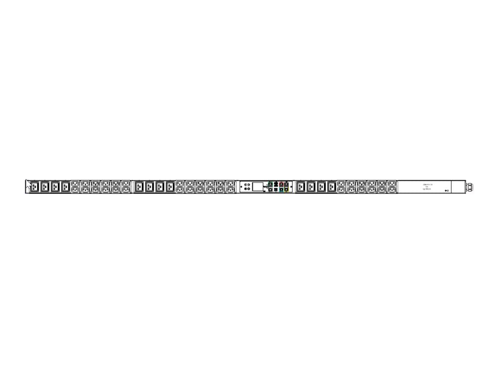 Raritan PX3-1995I2U - Power distribution strip (rack-mountable) - AC 415 V - 11500 VA - 3-phase WYE - Ethernet 10/100/1000 -