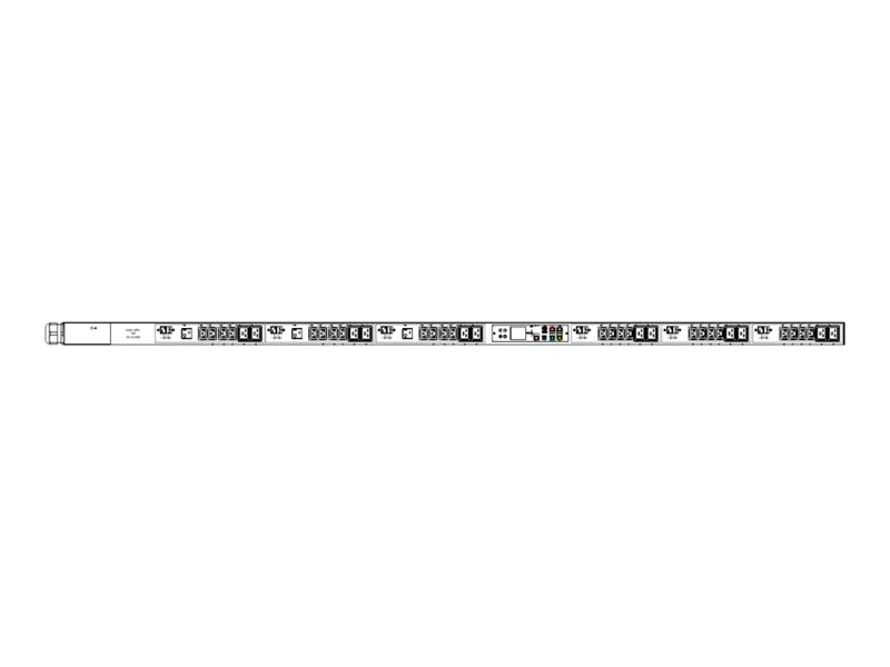 Raritan PX3-40A8I3V-V2 - Power distribution strip (rack-mountable) - 48A - AC 208 V - 17300 VA - 3-phase WYE - RS-232, USB, Ethernet