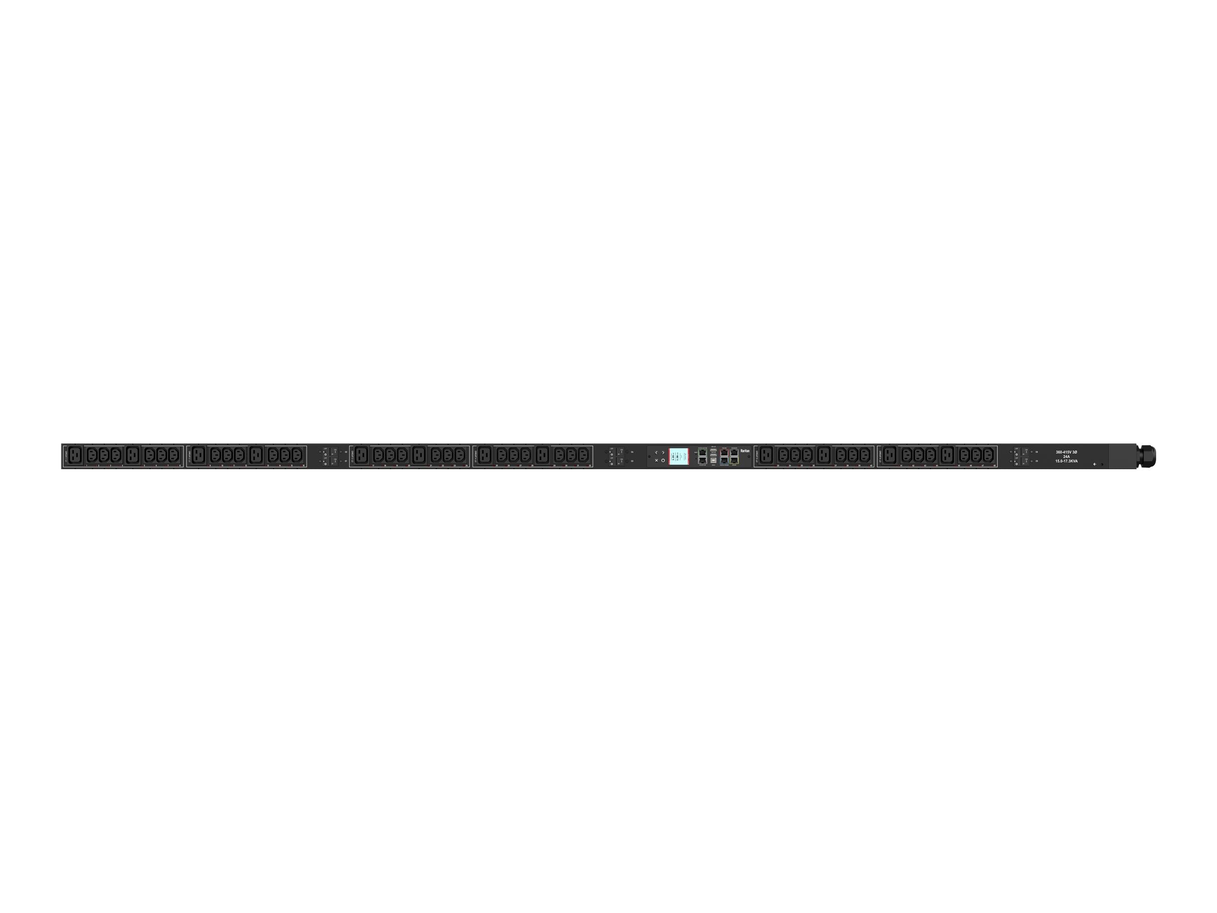 Raritan PX3-5085U-N2 - Power distribution unit (rack-mountable) - AC 400 V - 16600 VA - 3-phase WYE (star) - USB, Ethernet 10/100/1000
