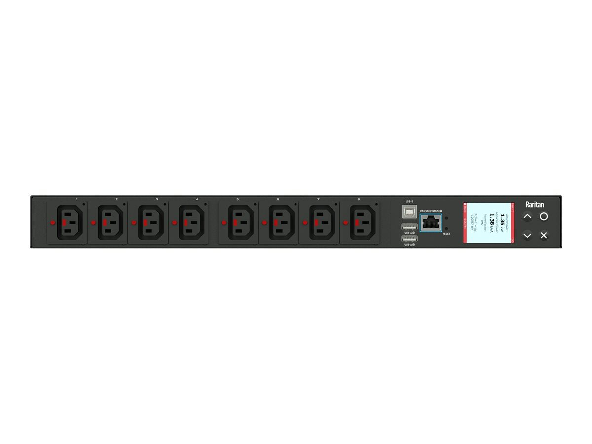 Raritan PX3-5190CXR-E2 - Power distribution unit (rack-mountable) - AC 230 V - 3700 VA - 1-phase - Ethernet 10/100, RS-232, USB,