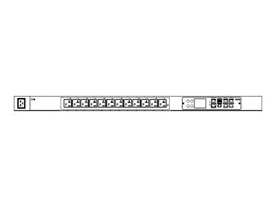 Raritan PX3-5216-N1 - Power distribution unit (rack-mountable) - AC 120 V - 1400 VA - 1-phase - Ethernet 10/100, RS-232, USB,