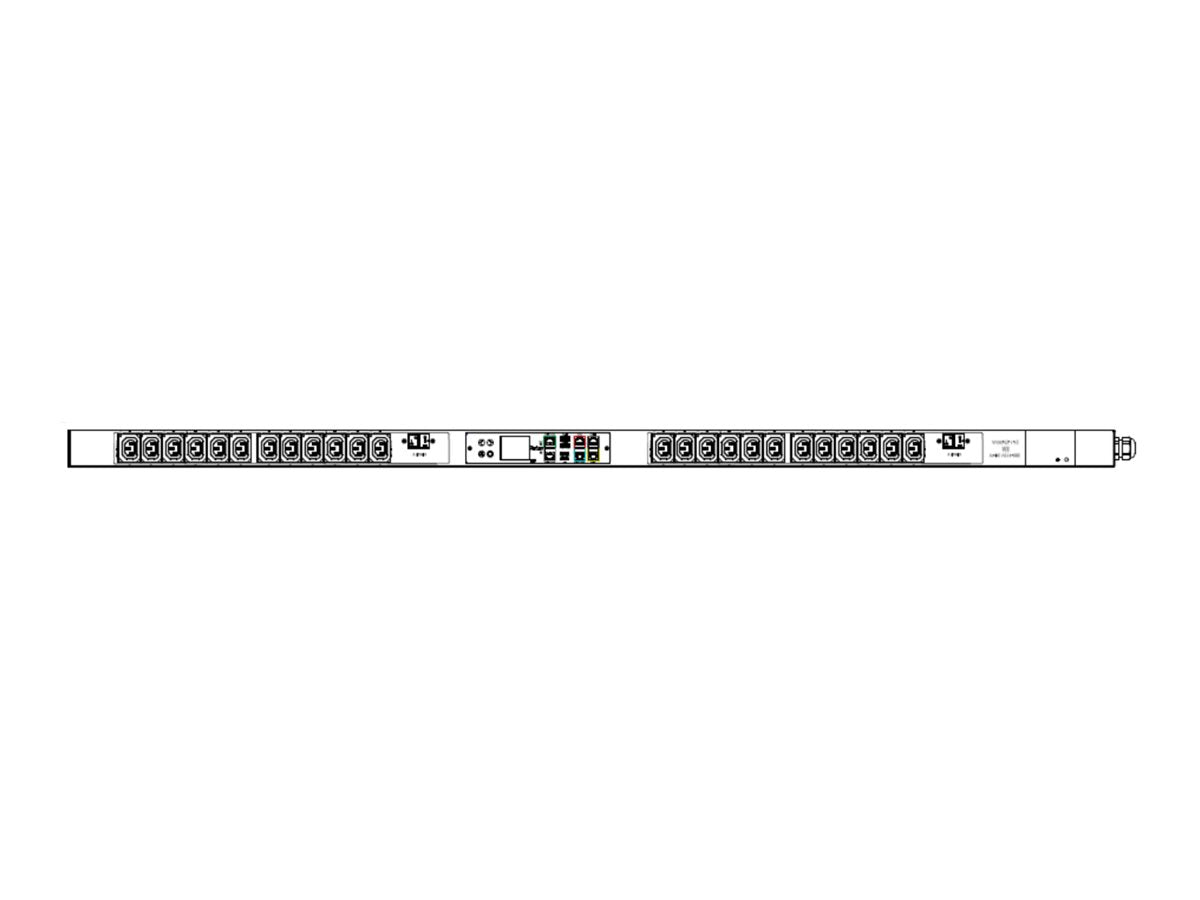 Raritan PX3-5496U - Power distribution strip (rack-mountable) - 5000 VA - 1-phase - Ethernet 10/100/1000 - input: NEMA L6-30P