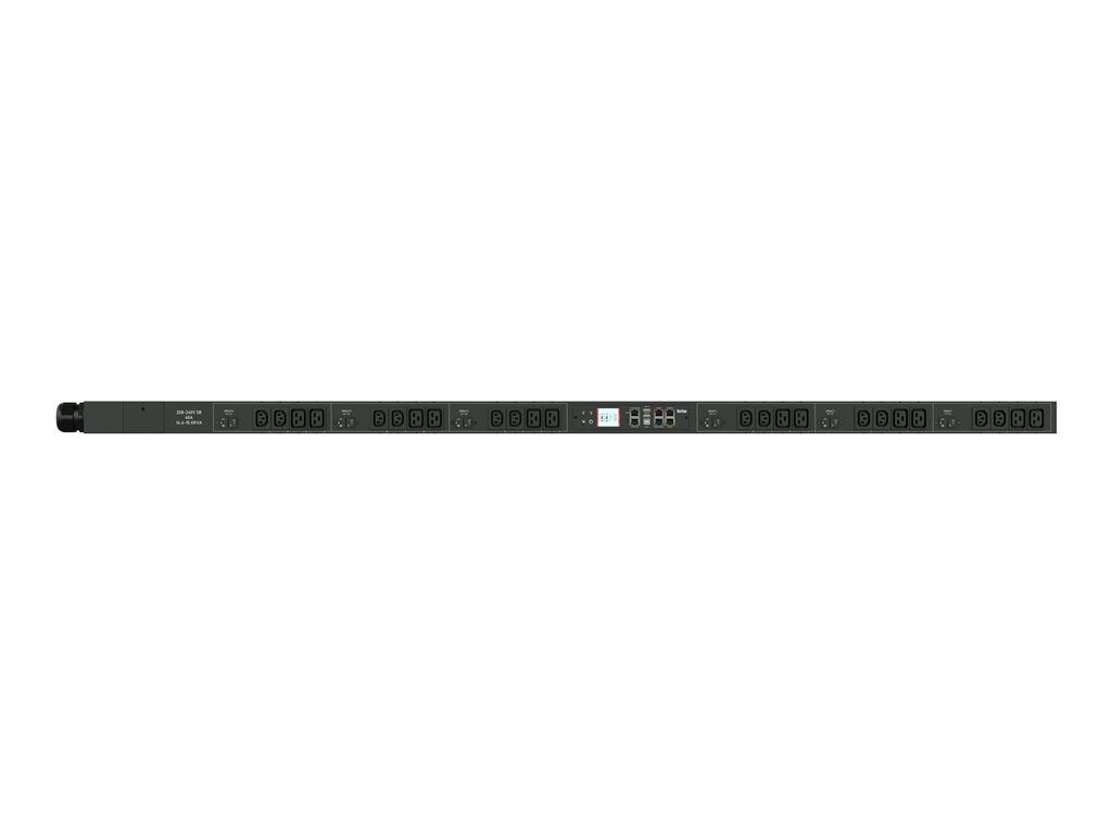 Raritan PX3-5551U-V2K1 - Power distribution unit (rack-mountable) - AC 208 V - 17300 VA - 3-phase delta - RS-232, Ethernet 10/100/1000