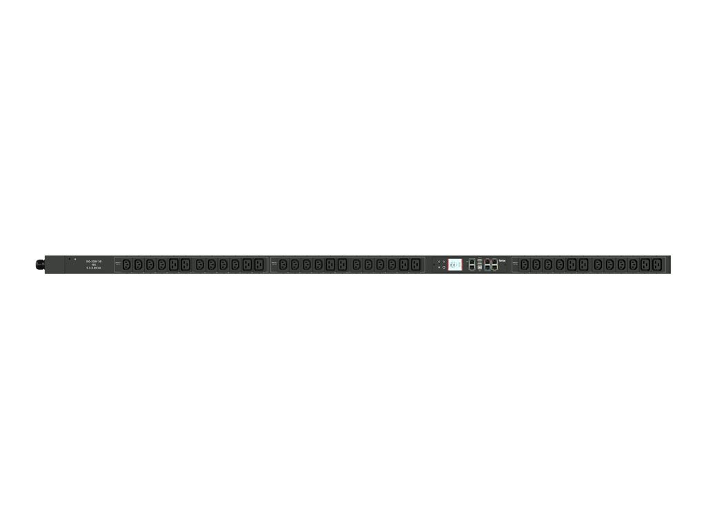 Raritan PX3-5735V-K2 - Power distribution unit (rack-mountable) - AC 208 V - 5800 VA - 3-phase - Ethernet 10/100, RS-232, Ethernet