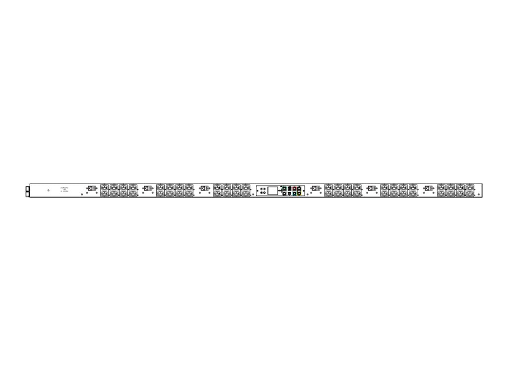 Raritan PX3-5765V-V2K7 - Power distribution unit (rack-mountable) - AC 208 V - 17300 VA - 3-phase delta - Ethernet 10/100, RS-232,