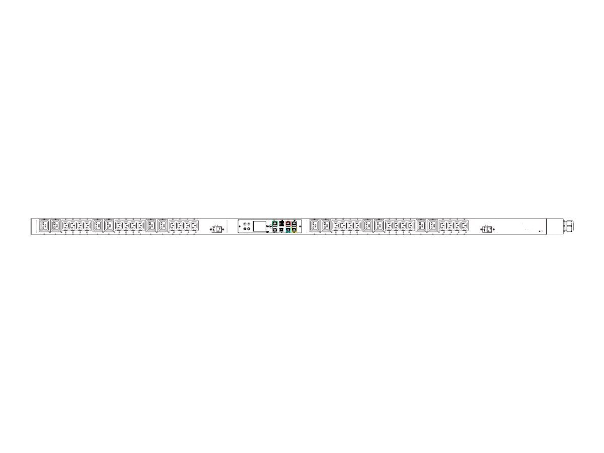 Raritan PX3-5903U - Power distribution unit (rack-mountable) - AC 208 V - 5000 VA - 1-phase - Ethernet 10/100/1000, RS-232, USB