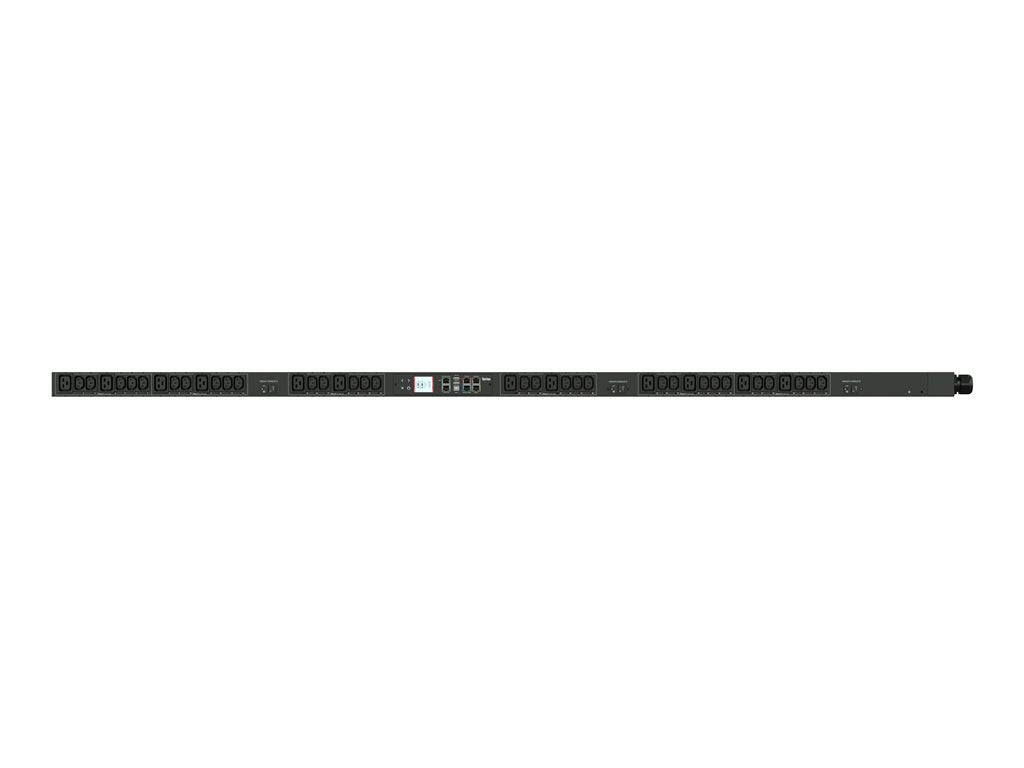 Raritan PX3-5926V-Q1V2 - Power distribution strip (rack-mountable) - AC 208 V - 8600 VA - 3-phase delta - RS-232, USB, Ethernet PX3-5926V-Q1V2K3