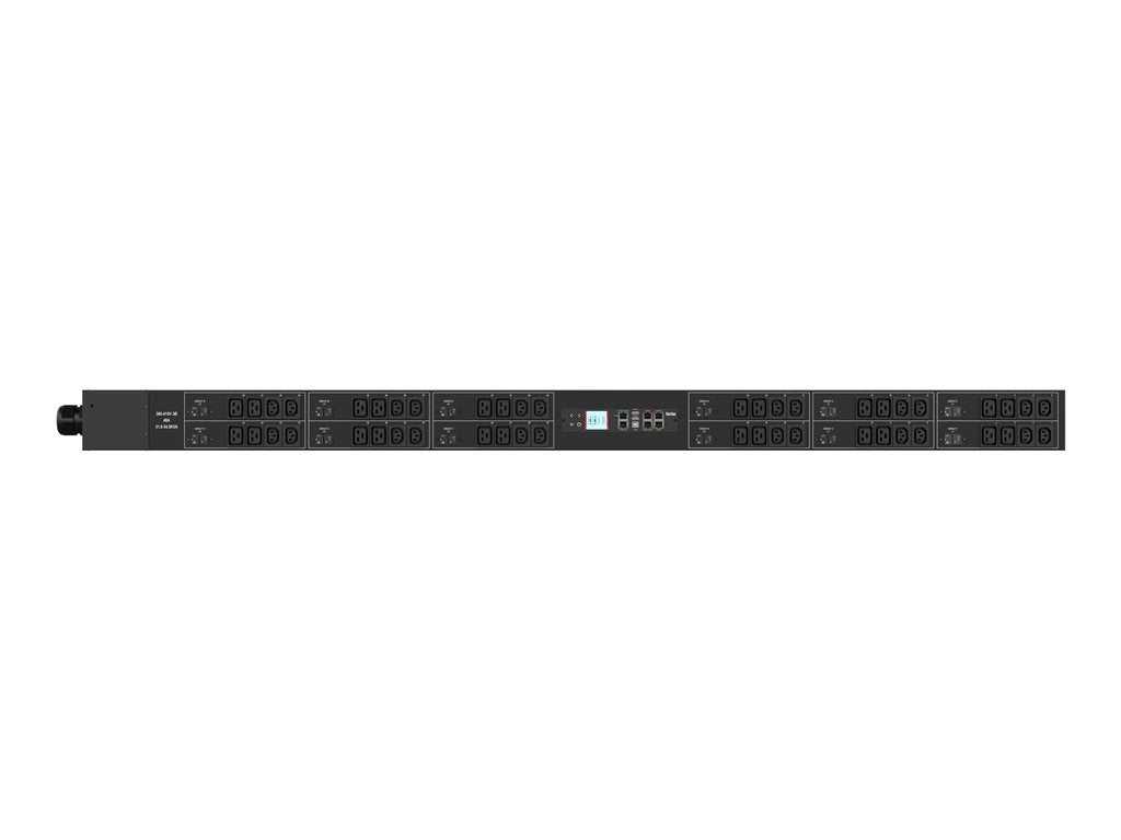 Raritan PX3-5956XV - Power distribution strip (rack-mountable) - AC 415 V - 34500 VA - 3-phase WYE - RS-232, USB, Ethernet 10/100/1000
