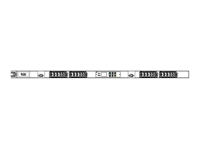 Raritan PX4-1884-E7 - Power distribution strip (rack-mountable) - 24A - AC 208 V - 5000 VA - 1-phase - RS-232, USB, Ethernet PX4-1884-E7K1