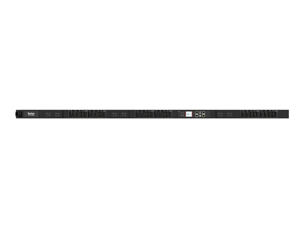 Raritan PX4-5551-E7V2 - Power distribution strip (rack-mountable) - 48A - AC 208 V - 17300 VA - 3-phase delta - RS-232, USB,