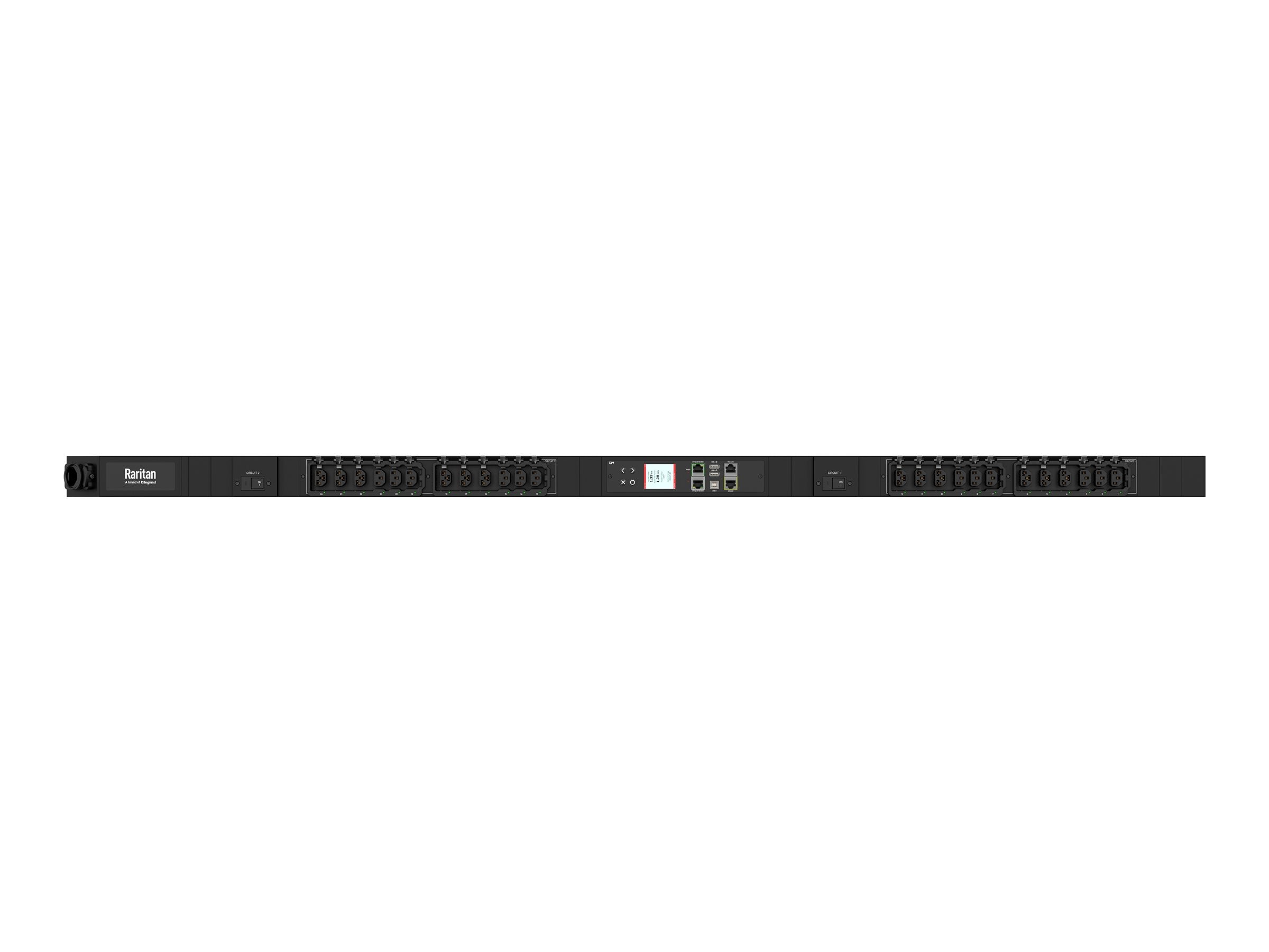 Raritan PX4-5884-E7 - Power distribution strip (rack-mountable) - 24A - AC 208 V - 5000 VA - 1-phase - Ethernet 10/100/1000, PX4-5884-E7K01