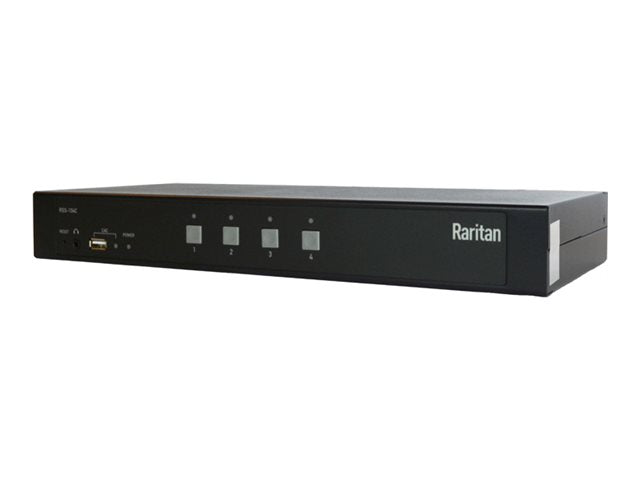 Raritan Secure Switch RSS4-104-DUAL-DP - KVM / audio switch - 4-port, dual head, NIAP PP4.0 certificated, CAC support - 4 x KVM